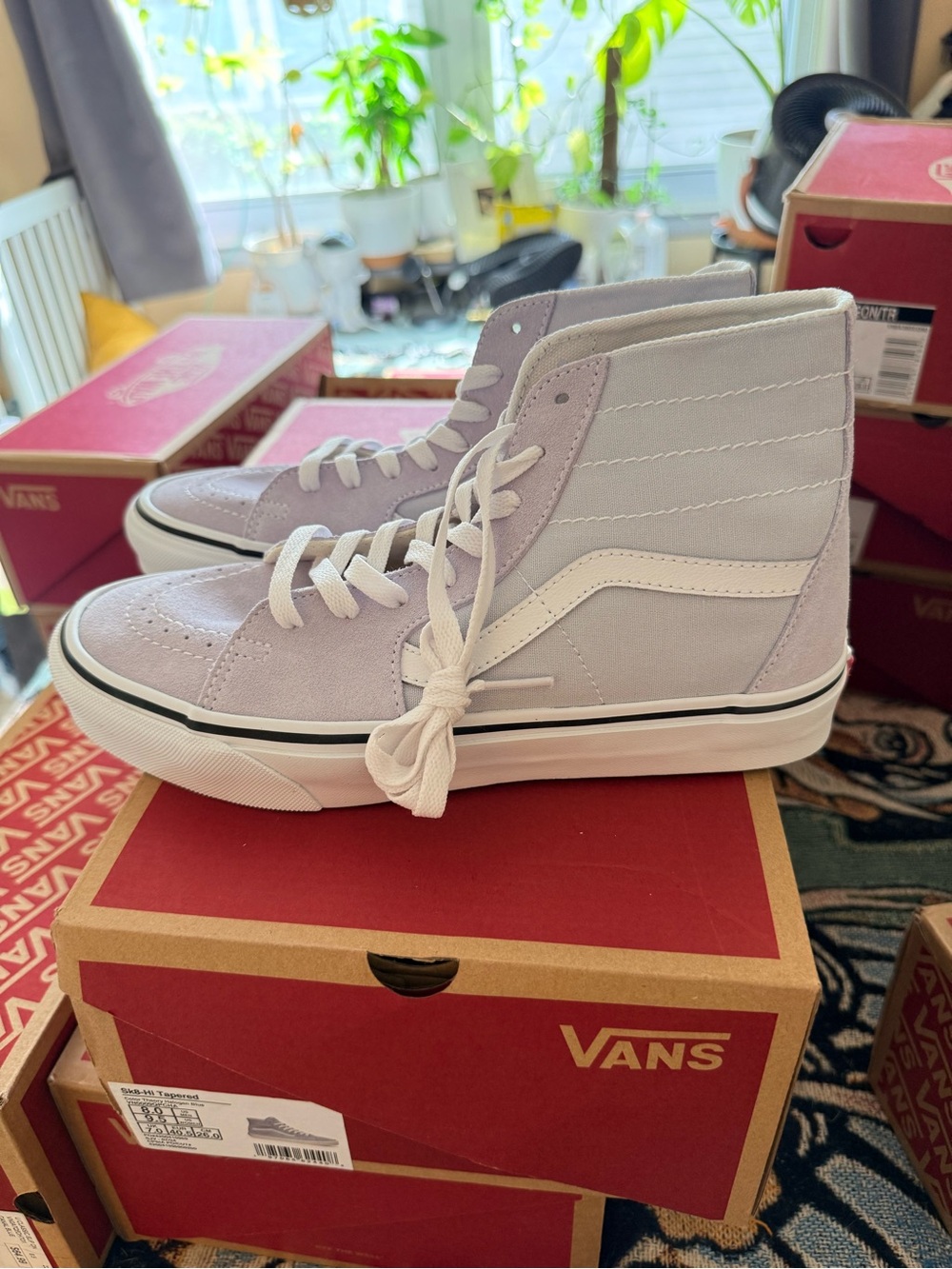 BRAND NEW Vans Sk8-Hi Color Theory Halogen Blue women 9.5/men 8 - Picture 5 of 8